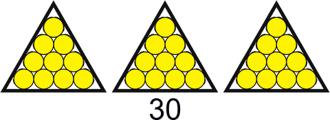 thirty as dots